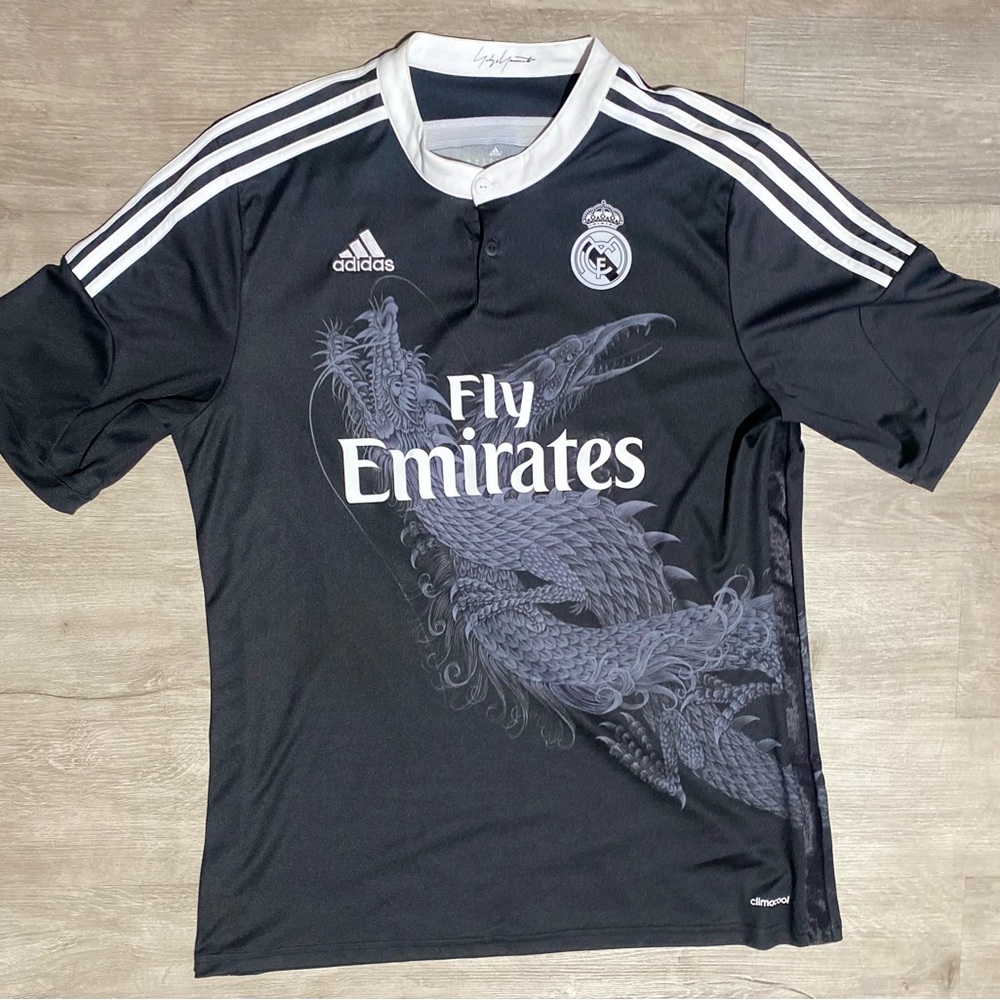 Gareth Bale Real Madrid 2014 2015 Yamamoto Dragon Y-3 Soccer Third Jersey XL